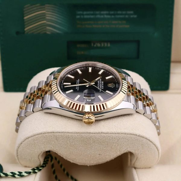 Datejust 41 Two Tone Oystersteel and yellow gold Black Dial 126333-0014 - Image 2