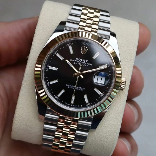 Datejust 41 Two Tone Oystersteel and yellow gold Black Dial 126333-0014 - Image 4