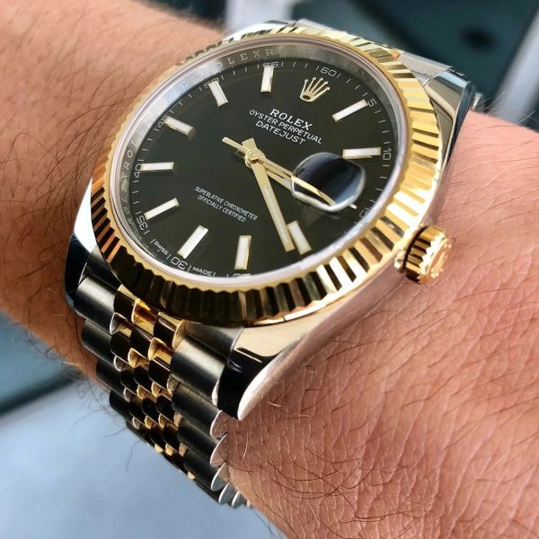 Datejust 41 Two Tone Oystersteel and yellow gold Black Dial 126333-0014 - Image 6