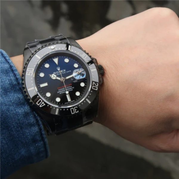 Sea Dweller Full Black Multiple Dial Color Options 43mm - Image 15