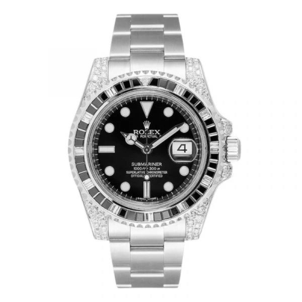 Submariner Date 116659 SABR 18K White Gold Diamonds Sapphires - Image 2