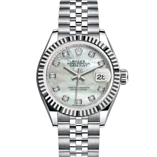 Womens Date Just Diamond Scale Multiple Dial Options 36mm